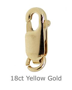18ct Yellow GOLD 11mm Lobster Catch With Jump Ring