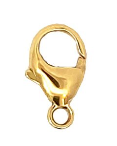 18ct Yellow Gold Carabiner Catch 9mm