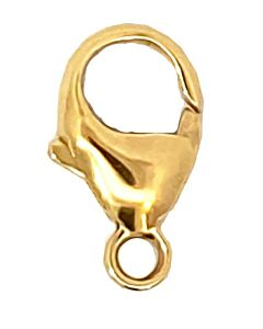 18ct Yellow Gold Carabiner Catch 15mm