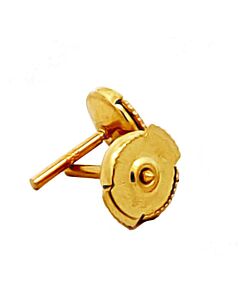 18ct Yellow Gold Alpha Back Fittings