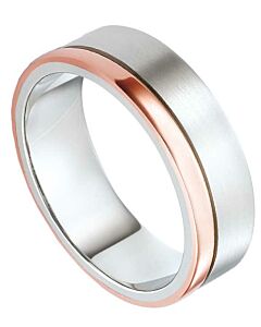 7mm Two Tone Gold Wedding Ring | 577A00