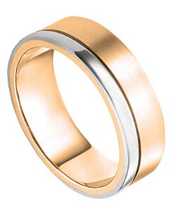 7mm Two Tone Gold Wedding Ring | 577A00