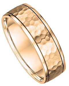 7mm Fancy Gold Wedding Ring | 874A00
