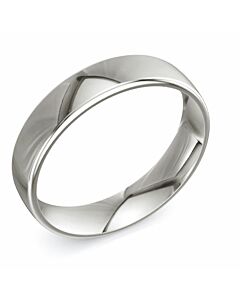 Modern Court 18ct White Gold Wedding Rings