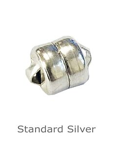 SILVER MAGNETIC CLASP WITHOUT JUMP RINGS