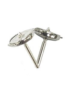 SILVER ALPHA GUARDIAN EARRING BACK FITTINGS