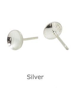 Silver Earing 5mm Cup and Post