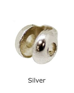 SILVER BROOCH JOINT BALL BROOCH FITTINGS SMALL SIZE 3.22MM X 2.50MM