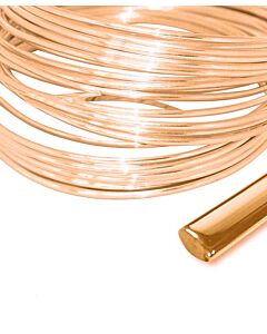 9ct Red Gold COURT SHAPE WIRE for jewellery