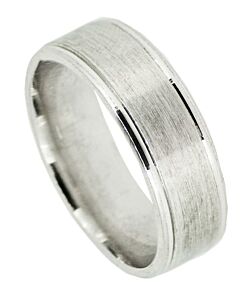 Wedding Ring Diamond Cut 39 Dome Cut Edges Matt Finish