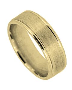 Wedding Ring Diamond Cut 39 Dome Cut Edges Matt Finish