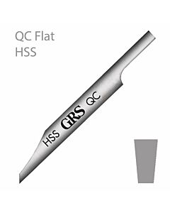 GRS QC HSS FLAT GRAVER, NO.12, 1.2MM,  TOOLSGR128