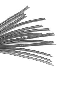 PLATINUM HALLMARKED SHANKS  2.30  X 1.50mm x 55mm D Shape