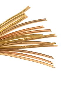 9ct Red Gold Hallmarked Shank 3mm x 2mm