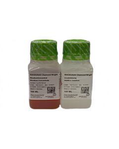 RHODUNA DIAMOND BRIGHT RHODIUM PLATING SOLUTION, 2GM RHODIUM