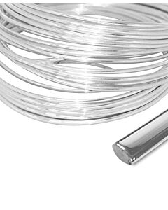 9ct White Gold COURT SHAPE WIRE for jewellery