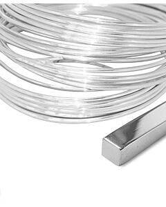 18ct White Gold Square Wire for jewellery making