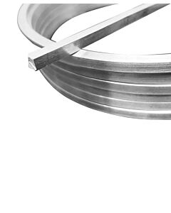 Silver Square Wire 4mm AgAIN Silver recycled from medical X-Ray film