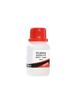 JENTNER, 14CT GOLD PEN PLATING SOLUTION, JE270-1, 100ML, 2GM GOLD