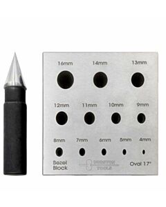 Durston Bezel Block, Oval, 17°, 4.00 - 16.00mm