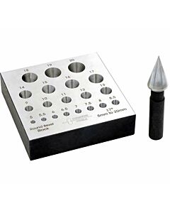 Durston Bezel Block, Round, 17°, 5.00 - 20.00mm