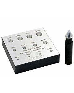 Durston Bezel Block, Round, 28°, 3.00 - 14.00mm