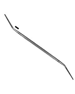 VALLORBE FLAT POINTED RIFFLER FILE, CUT 2, 3.4 X1.5MM