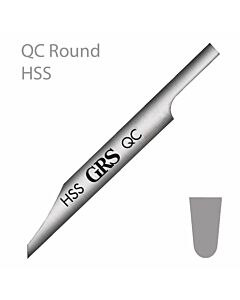 GRS QC HSS ROUND GRAVER, NO.2, 0.2MM,  TOOLSGR182