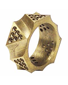 GRS BRASS PAVÉ TRIANGLE PRACTICE RING