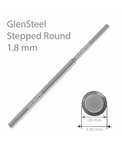 GRS GLENSTEEL STEPPED ROUND BLANK GRAVER, 1.8MM