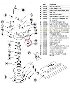 GRS JAW DRIVE NUT, RIGHT HAND