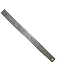 Fisher Steel Rule 12"/300mm Double Sided