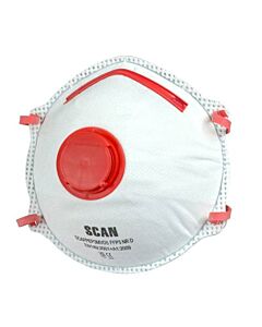 Disposable masks with valve - pack of 2