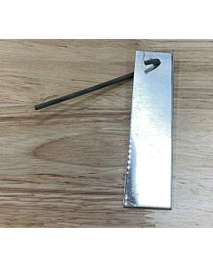 Fine Silver Plating Anode, 2 litre, 110.00 x 25.00 x 1.59mm