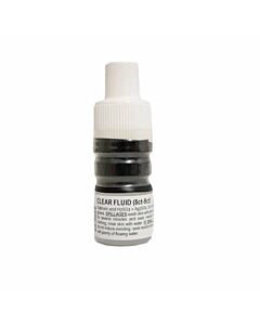 Clear fluid: Refill acid bottles for 8ct- 9ct gold testing.