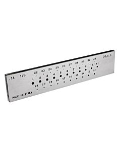 Drawplate, Round, 31 Holes, 3.00 - 0.50mm
