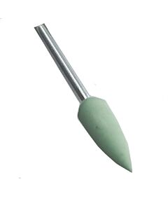 EVEFLEX RUBBER ABRASIVE, MOUNTED, 806 FLAME, GREEN, FINE