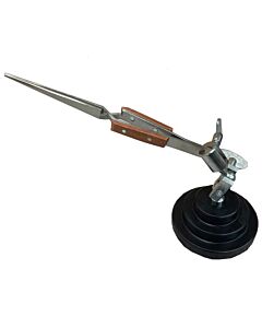 Jewellers Third hand with tweezers