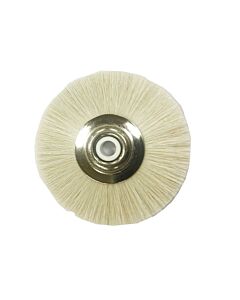 SUPER SOFT WHITE GOAT HAIR BRUSH FOR POLISHING MOTOR