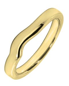 2.5mm Shaped Wedding Ring | W297