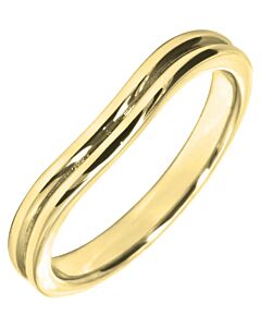 2.75mm Shaped Wedding Ring | W576