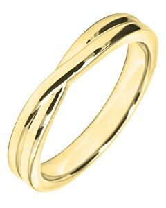 3.25mm Shaped Wedding Ring | W579